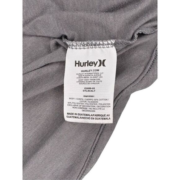 Hurley 3/4 sleeve graphic T - gray - L - Picture 5 of 7
